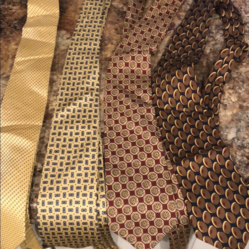 4 silk ties!